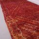 Red Vintage Moroccan Rug 193 x 400 cm - Berber Wool Rug - Handmade Rug Boho