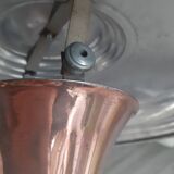 Lampe champignon cuivre et aluminium