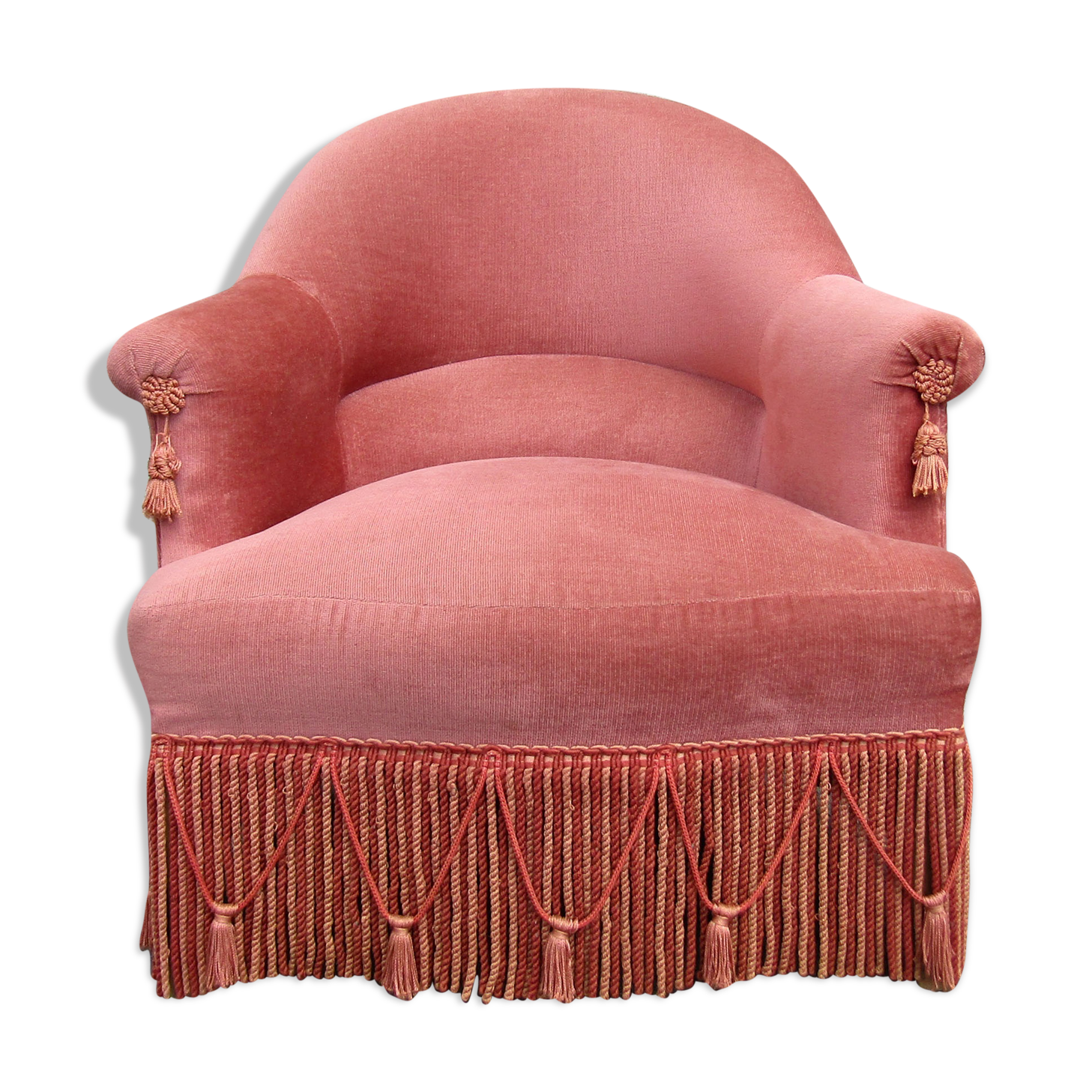 Vintage pink toad chair