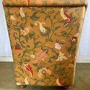 Fauteuil a oreilles vintage, marque burov, annees 90