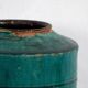 Antique green glazed ceramic vase (circa 1820) #35