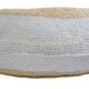 Hand-woven floor cushion or ottoman