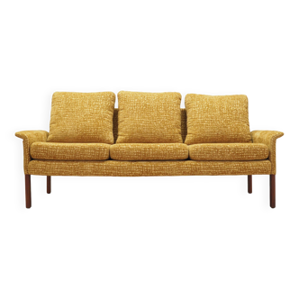 Mustard sofa, Danish design, 1960s, designer: Hans Olsen