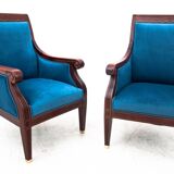 Two Biedermeier armchairs
