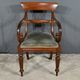 Armchair with Mahogany Crosses, Victorian period, England – 2nd part 19th century