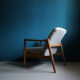 Vintage Armchair from Mid Century designed by Edmund Homa, Restored