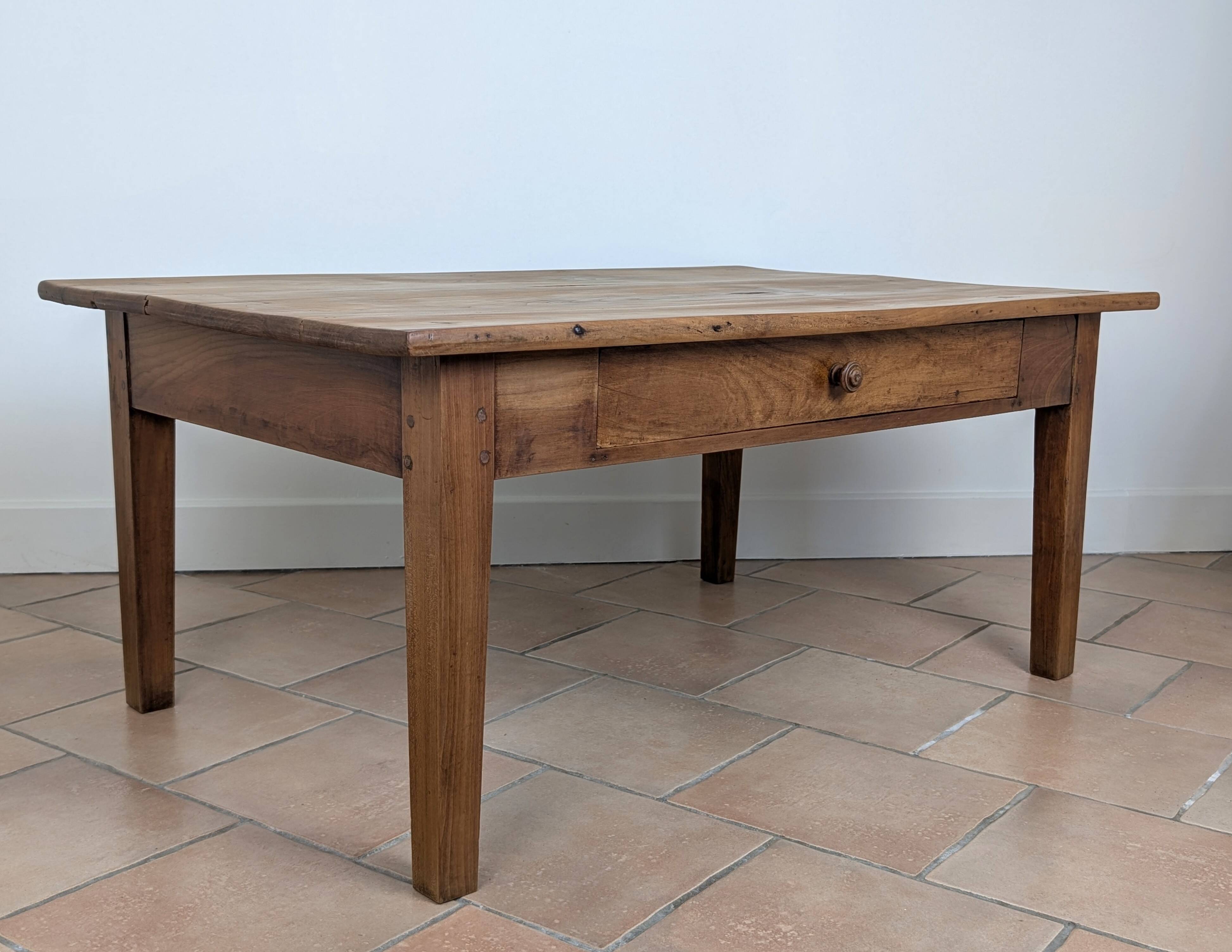 Walnut coffee table