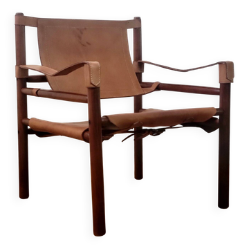 Fauteuil safari vintage par Abel Gonzales, Argentine 1960