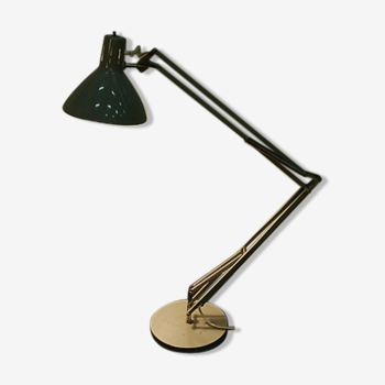 1950s Big metal desk lamp, produced by Hala in the Netherlands