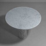 Round marble 'Eros' table by Angelo Mangiarotti for Skipper