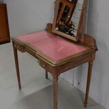 Coiffeuse en noyer massif, style Louis XVI 1900/1920