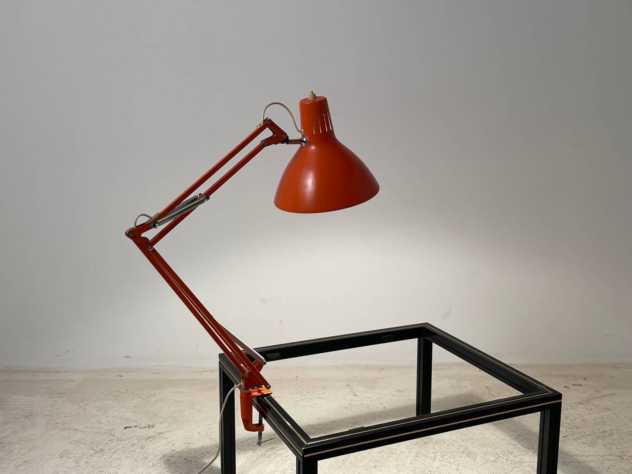 Luxo Regent lamp 1960 orange