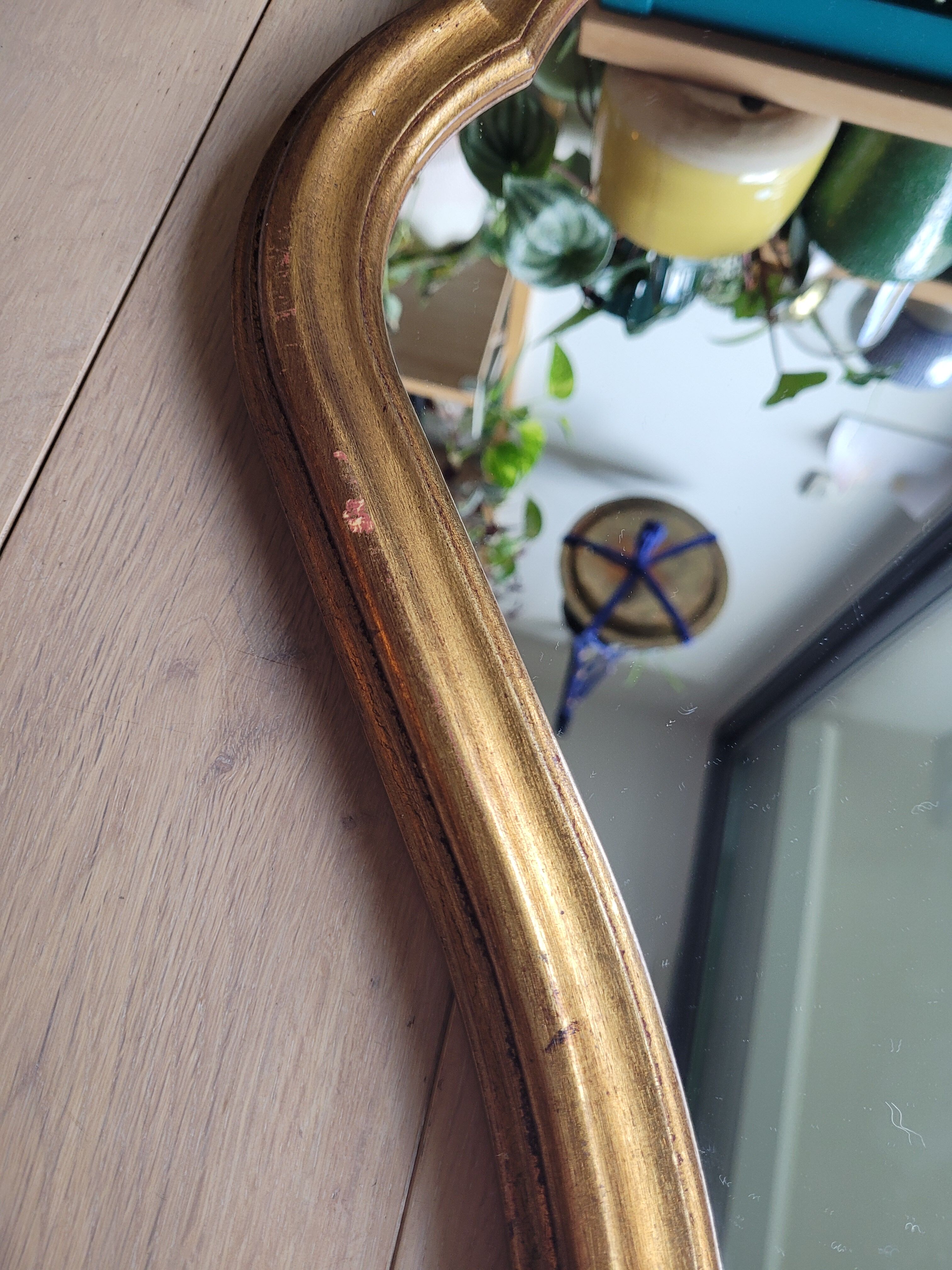 Gilded wooden mirror 61x41cm