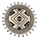Round 160 cm cotton Berber rug