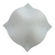 Polished glass ceiling light "Manta Grande" Foscarini