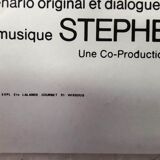 Original movie poster "stavisky" 1974 jean-paul belmondo, annie duperey...