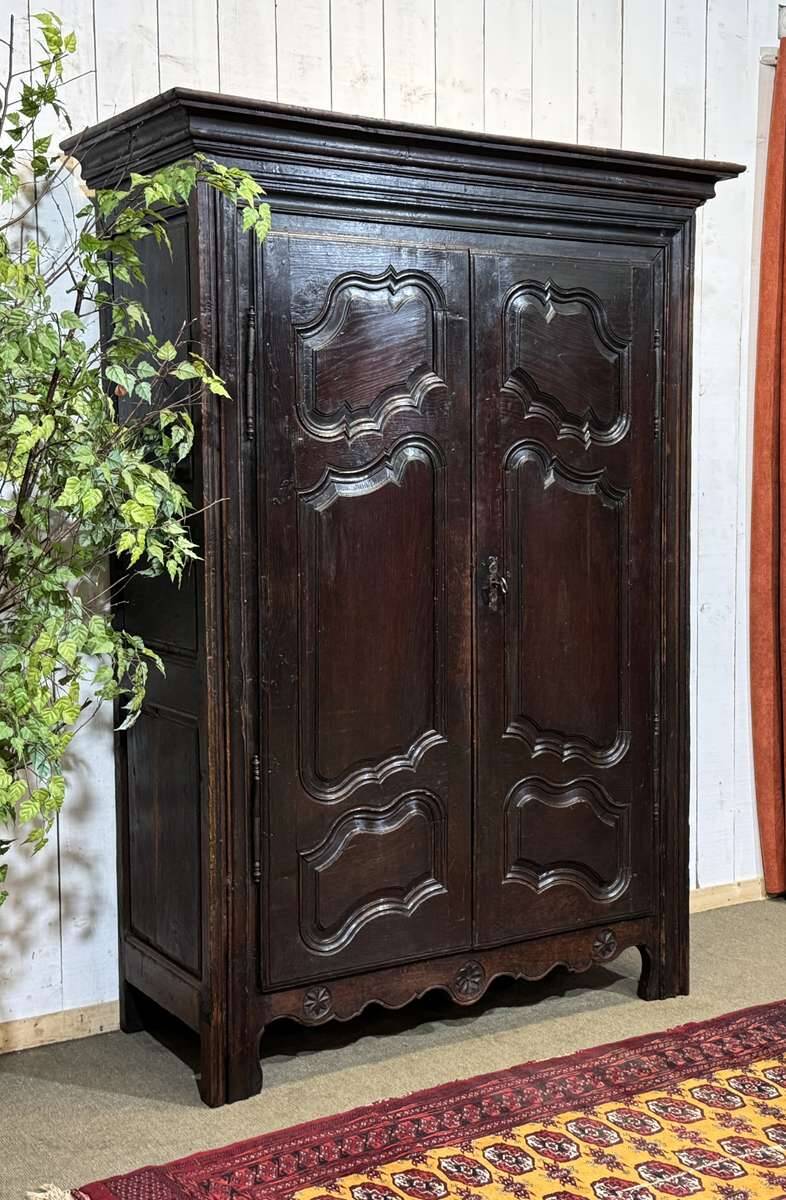 18th-century oak wardrobe