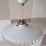 Hanging rises and falls in white earthenware