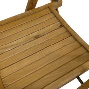 Set of four vintage wooden folding chair minimalism design 60s