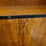 Bahut secretary wood laqué 70s