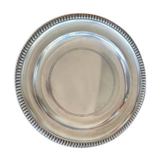 Round tray in art tin