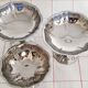 Set of 3 ice cream cups on foot, Guy Degrenne (ref 10)