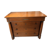 Louis-Philippe chest of drawers in cherry wood – 4 drawers