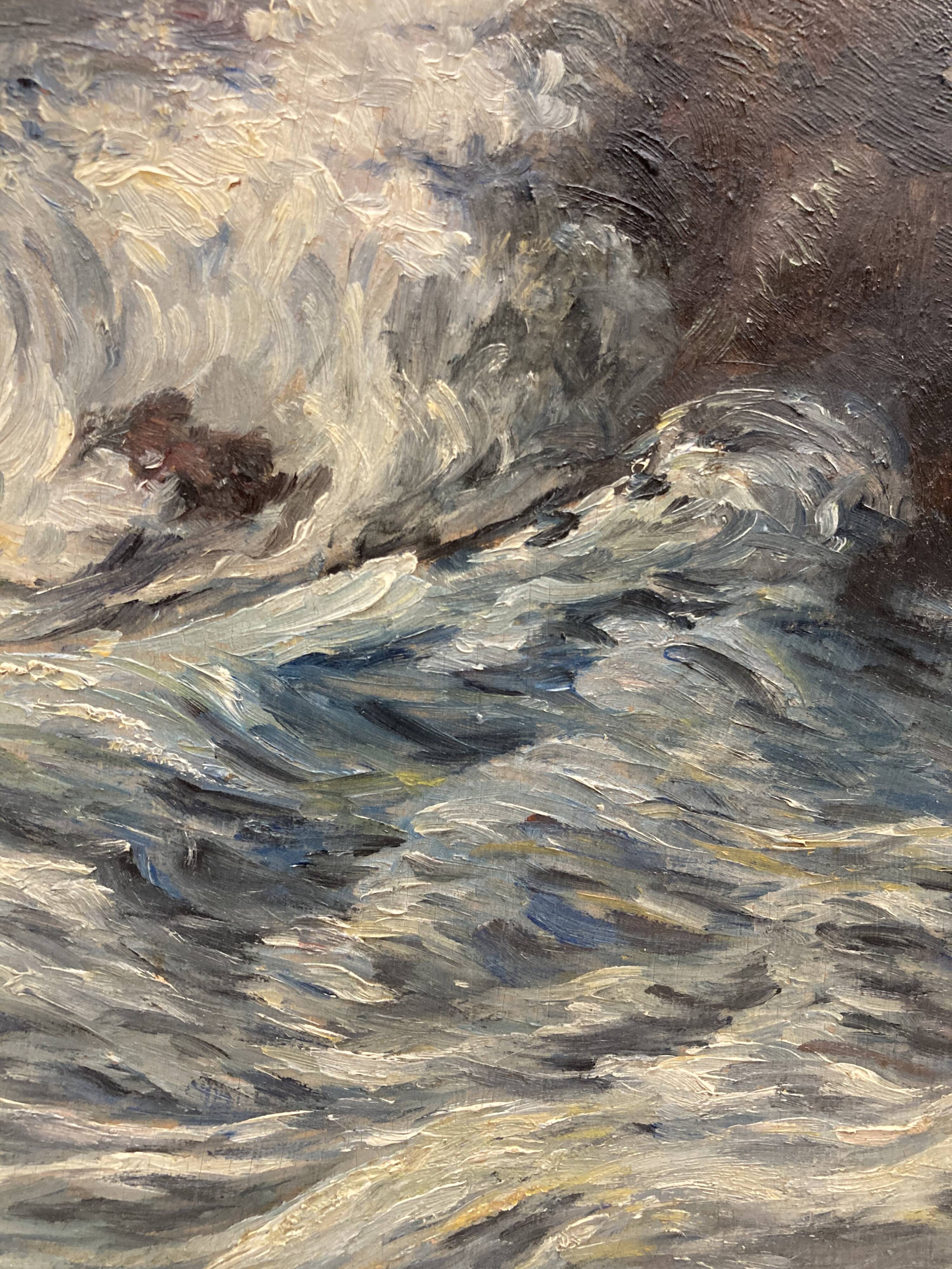 Vintage marine painting