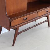 Vintage teak bookcase by Louis van Teeffelen