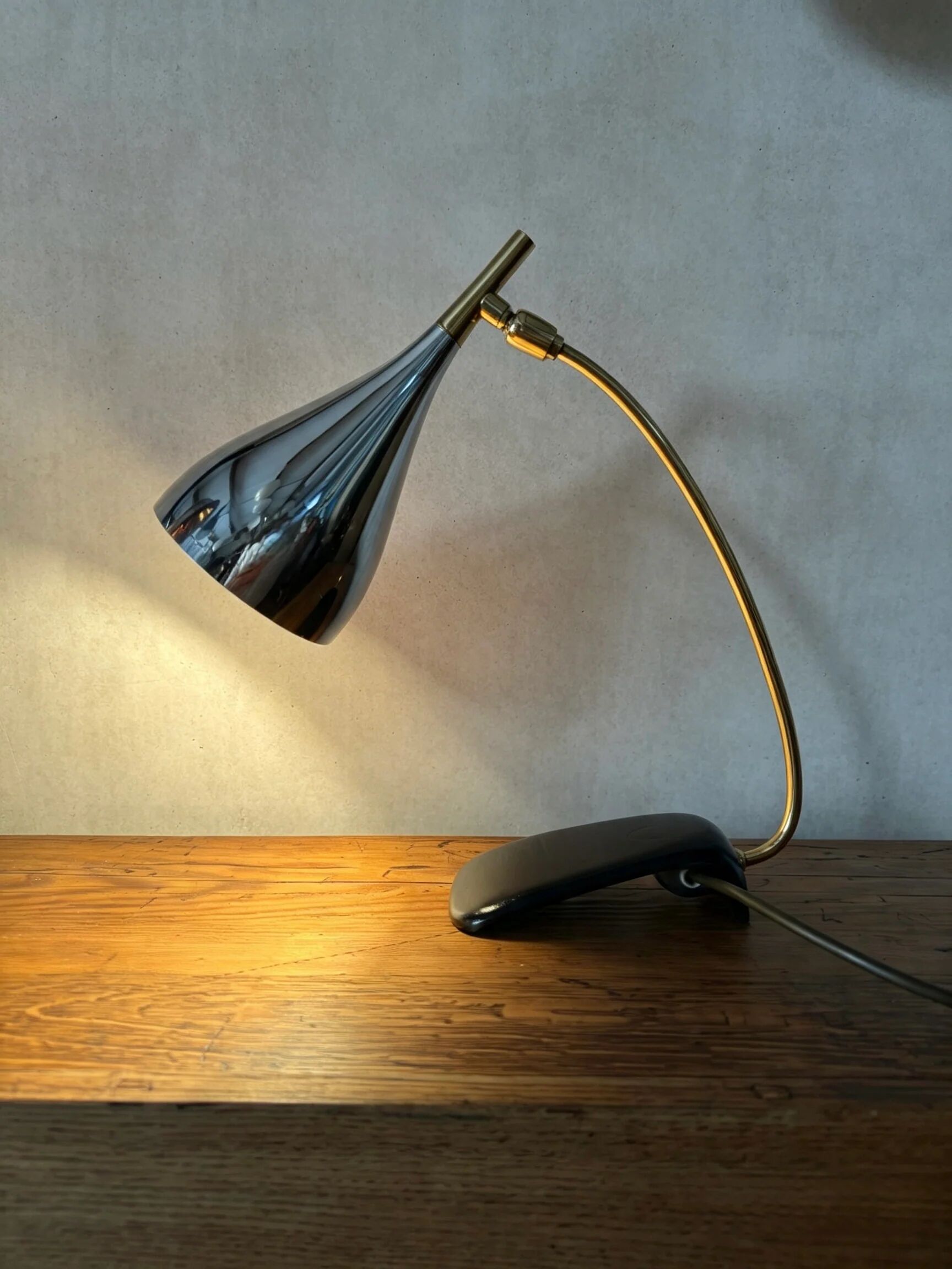 1950s Bauhaus table lamp by Gebrüder Cosack Germany