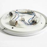 Stunning 1960s illuminated Limburg crystal glass wall mirror