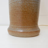 Pair of vintage ceramic table lamps with a two-tone finish - 1980s