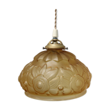 Art deco flower hanging lamp