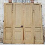 set of 4 molded old communication door