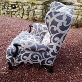 Pair of armchairs with ears