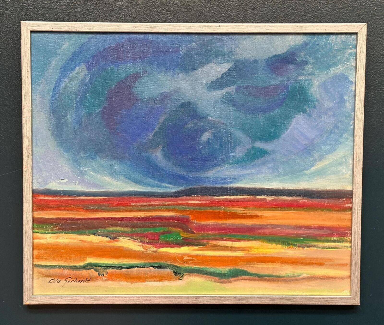 Acrylique sur toile originale – “Ovädersmoln” par Ola Gerhardt