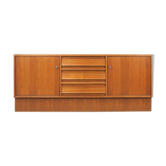 German teak vintage sideboard with drawers, 1960's