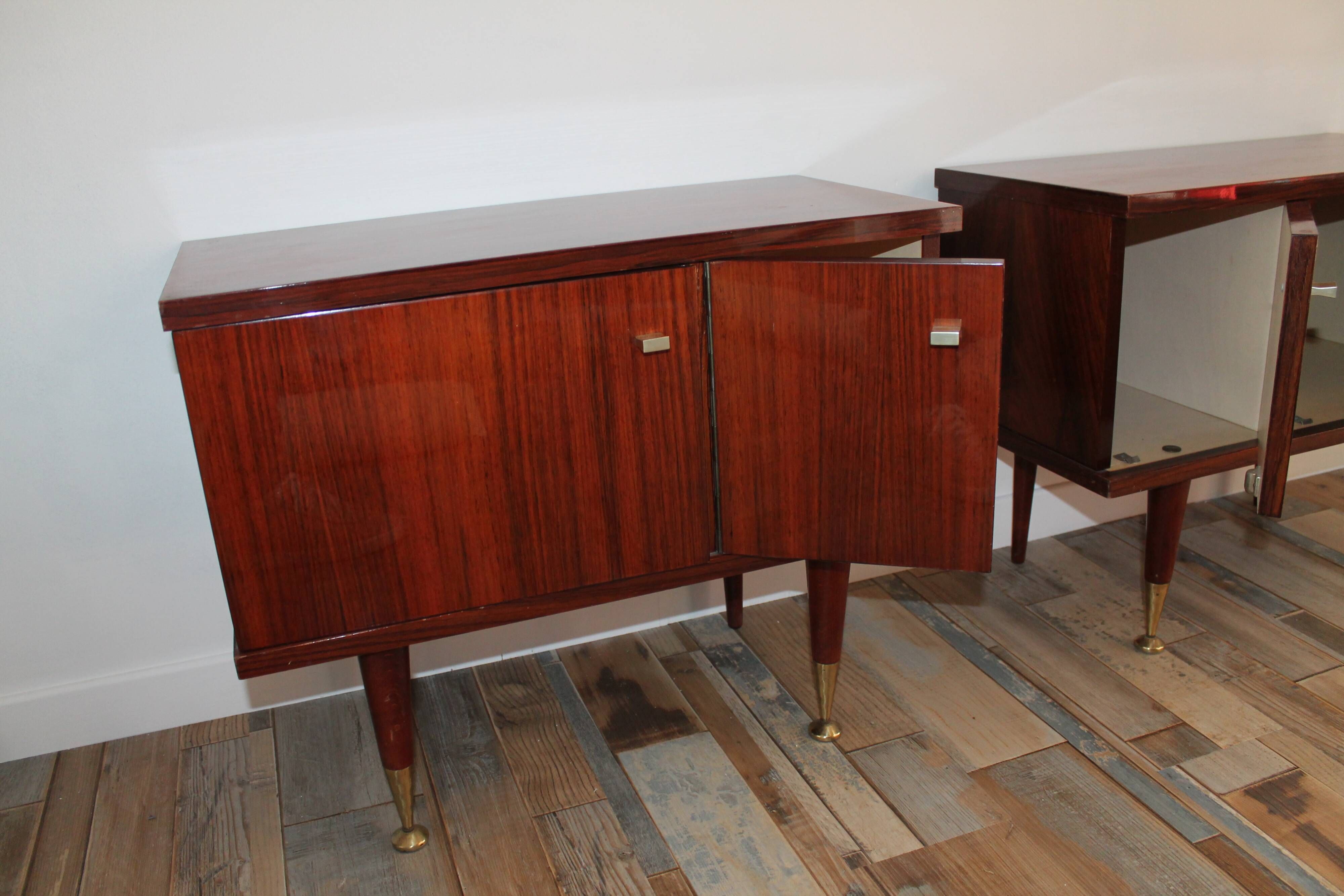 Pair of bedside tables 1960