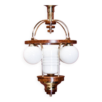 Lustre Art déco, Pologne, années 1940