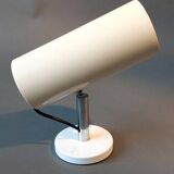 Applique orientable moderniste 1960 laquée beige.