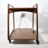 Danish Design Bar Cart Teak Silka Möbler 1960s