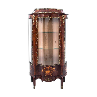 Antique vitrine, France, circa 1880. After renovation.