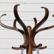 Baumann parrot coat rack, simple, dark beech
