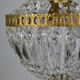 vintage glass stamped hot air balloon chandelier