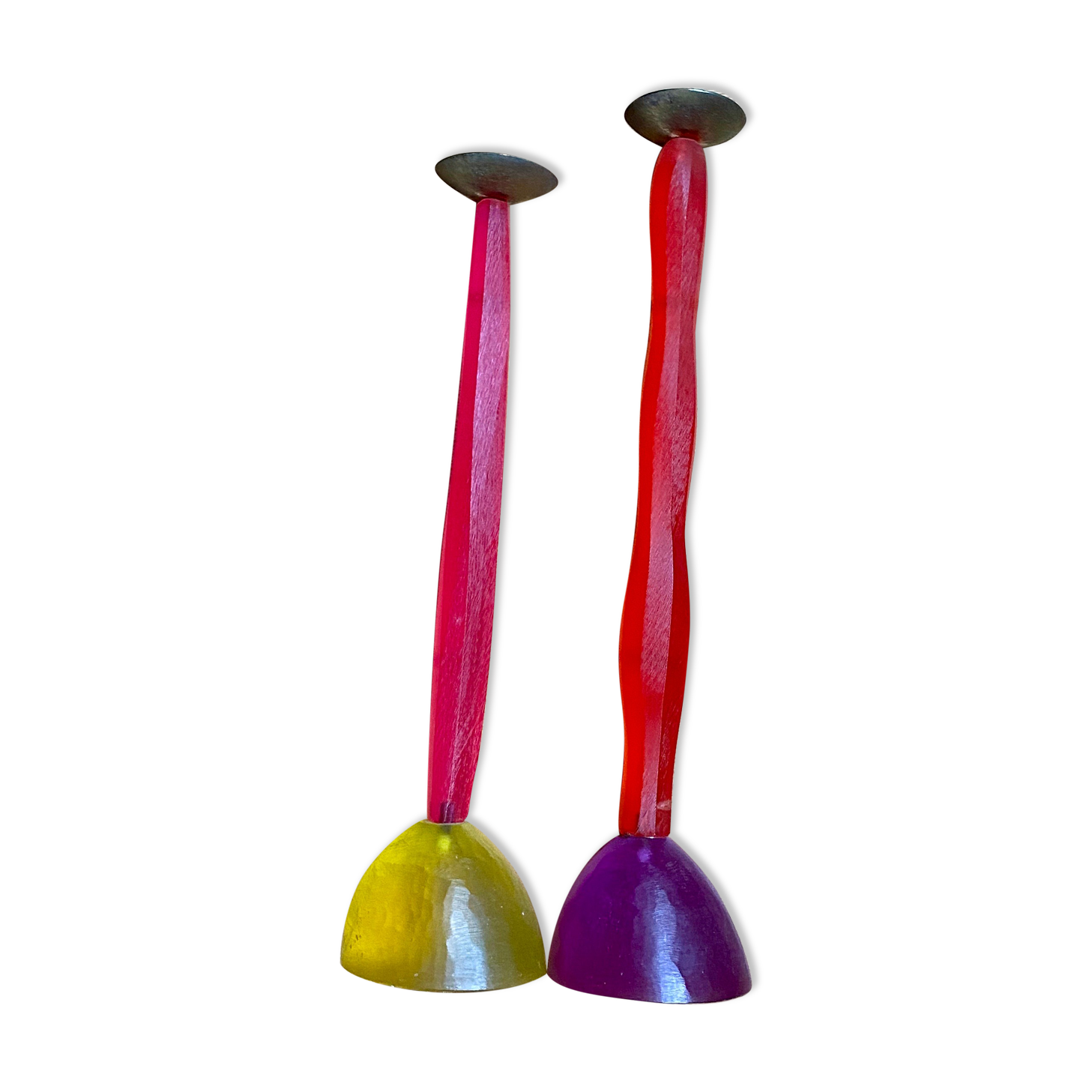 Migeon and Migeon pair of Benazir candle holders