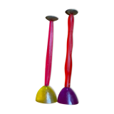 Migeon and Migeon pair of Benazir candle holders