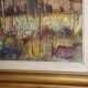 oil on canvas signed César Belotti (1914-1995) village autumn period