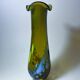 Vintage Modern Glass Vase Budveszel Gyula Hungary 1990s