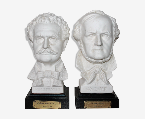 Sculpture biscuit buste signé G. bachman goebel w