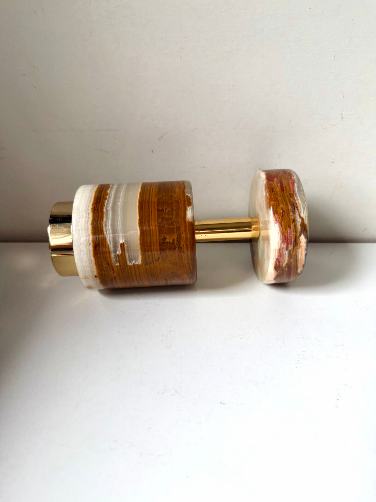 Vintage SAROME Japan Marble Onyx Table Lighter